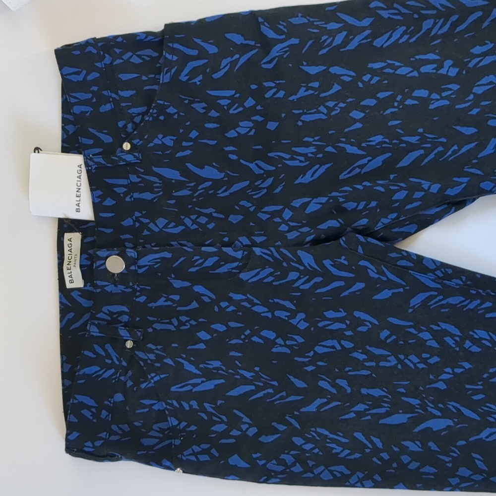 NWT 2014 Balenciaga Print Jeans
